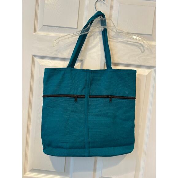 Birds Handmade Tote Purse Bag Floral Embroidered Parrot Boho Cottagecore Woven - Picture 3 of 7